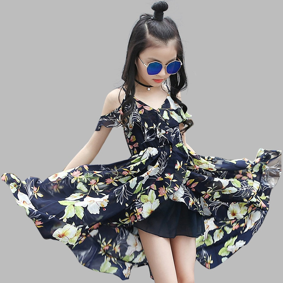 Bohemia Style  Sleeveless Floral Dress