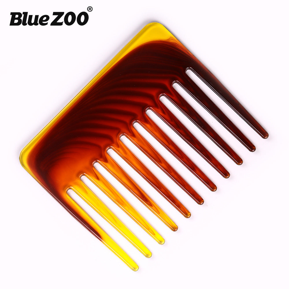 Single Side Short 2 Colors BlueZOO  Big Tooth Comb