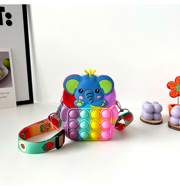 Animal Pioneer Silicone Bubble Crossbody  Bag