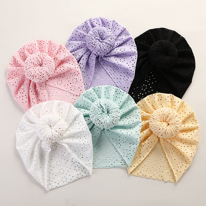 Pullover  Lace Hole Donut Cap