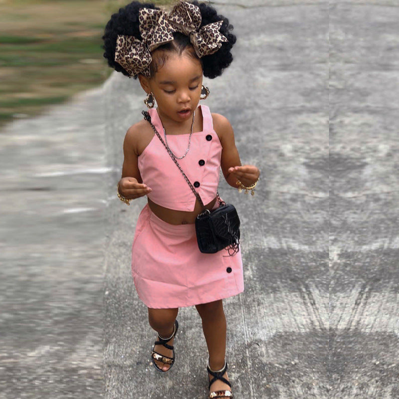 Pop Suspender Two-Piece Set