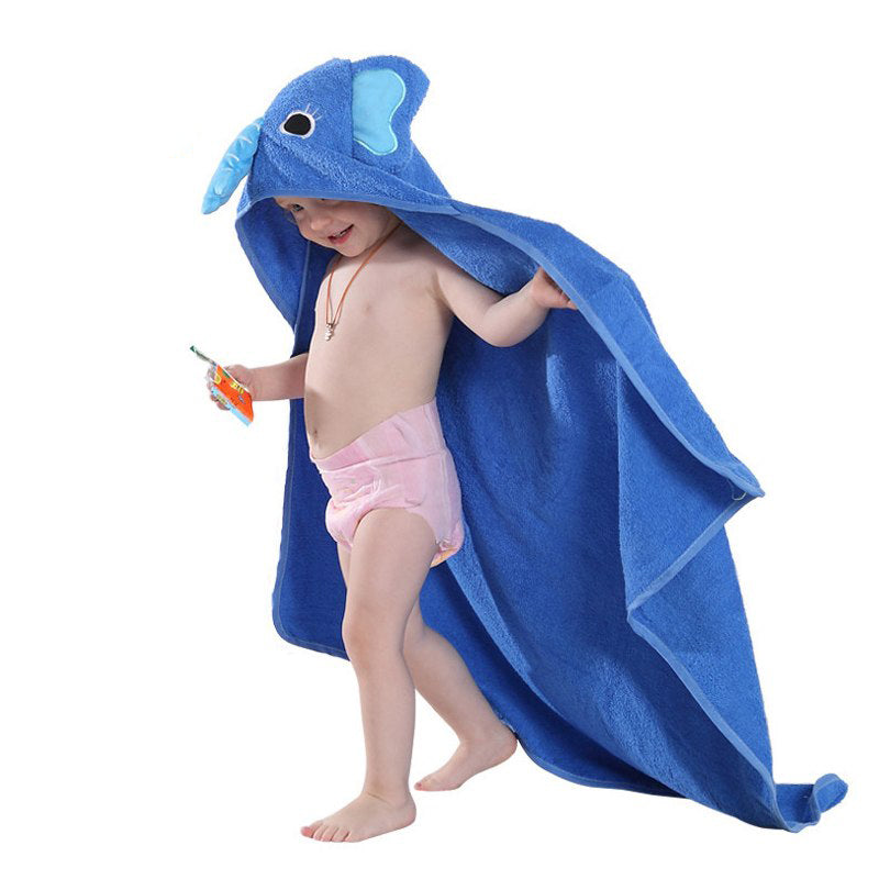 100% Cotton  Animal Hooded Bath Towel