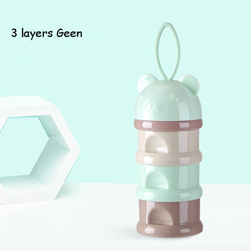 3 / 4 layers Bear Style Portable Baby Food Storage Container