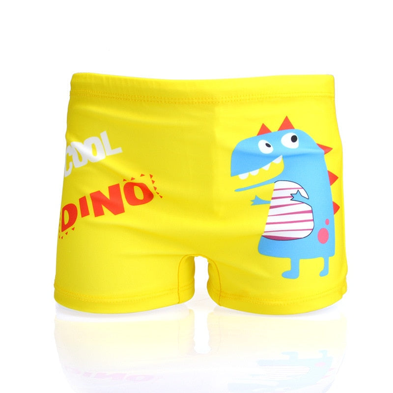 Baby Boy Swimming Trunks dinosaur fish Print Cartoon Bathing Suit