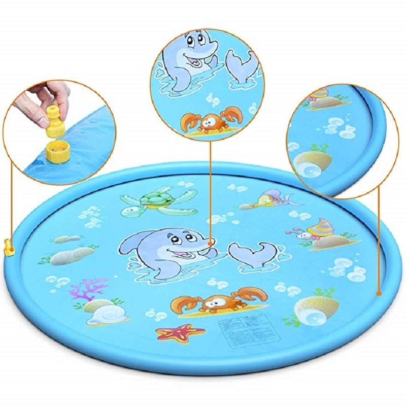 Summer Children's Baby Play Water Mat Beach Games