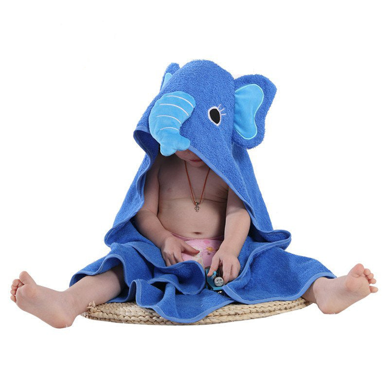 100% Cotton  Animal Hooded Bath Towel