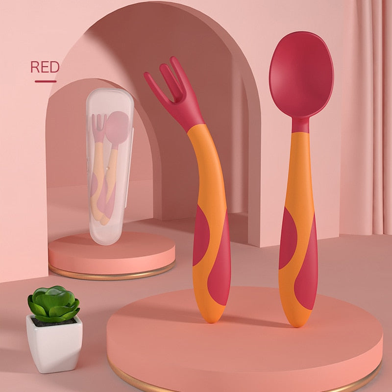 Bendable Baby Utensils Set