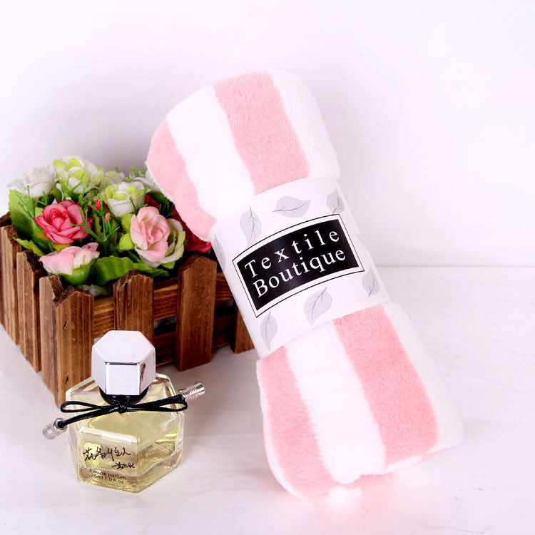 Towel Thickened Absorbent Striped Edge Towel