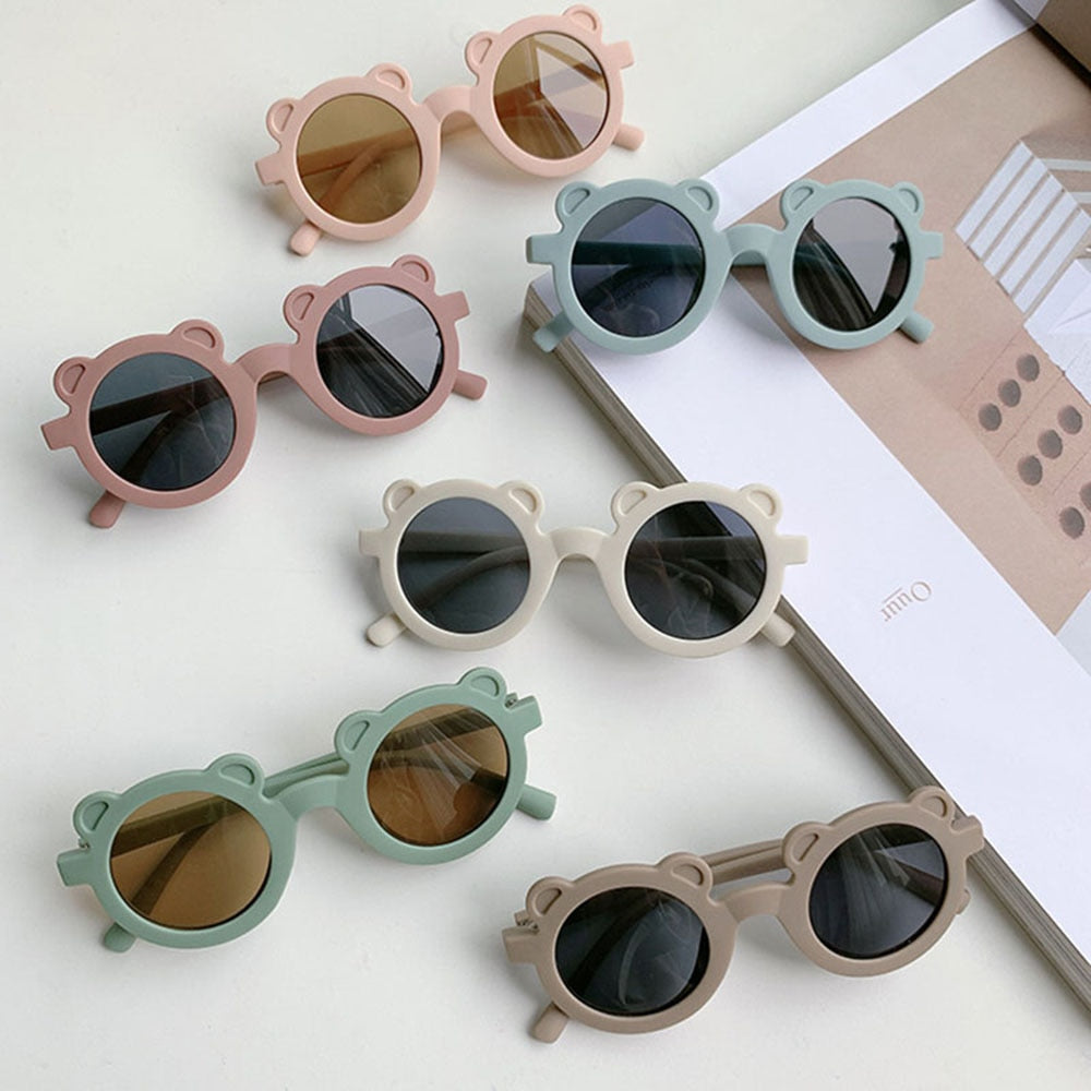 Cartoon Bear Shape Children Sunglasses
