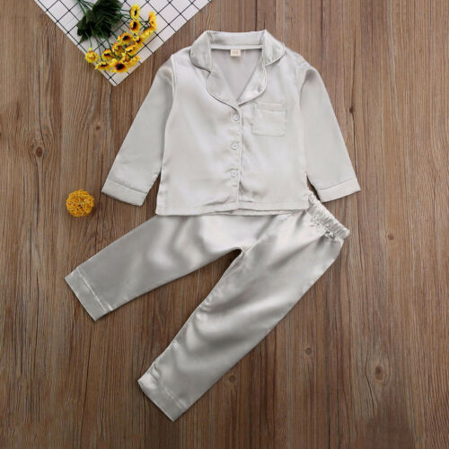 Silk Satin Tops Pant  Kids Pyjamas