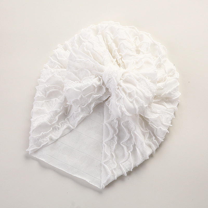 Louver  High Elastic Brimless Bow Head Cap