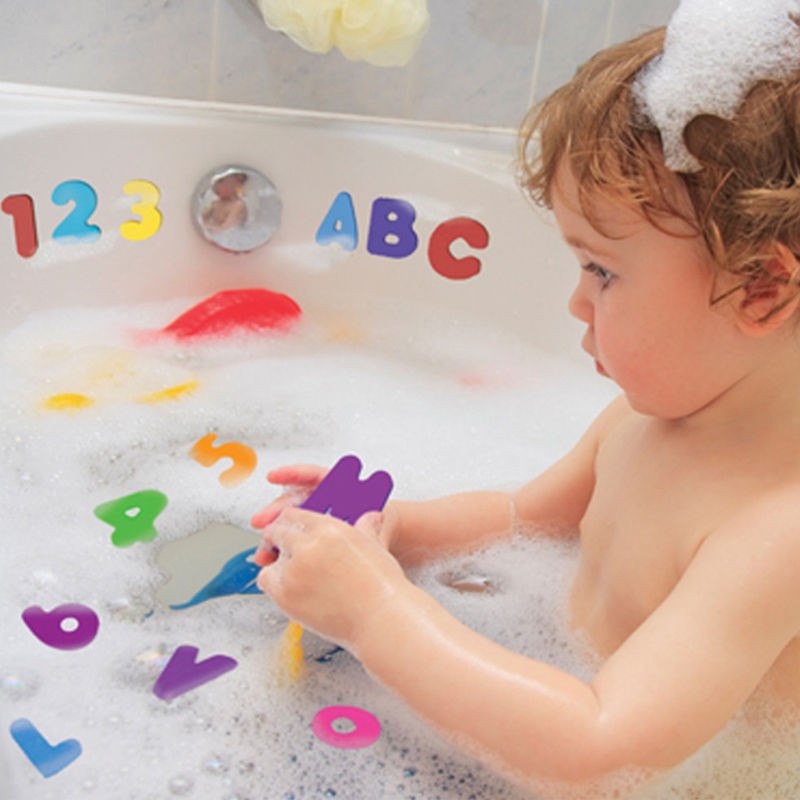 Baby Foam Letter and Numbers  Water Stickers