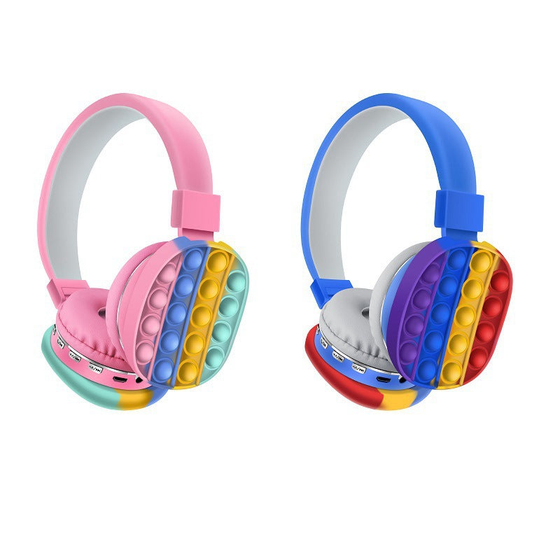 AH-806E Head-Mounted  Rainbow Bluetooth Stereo Headset
