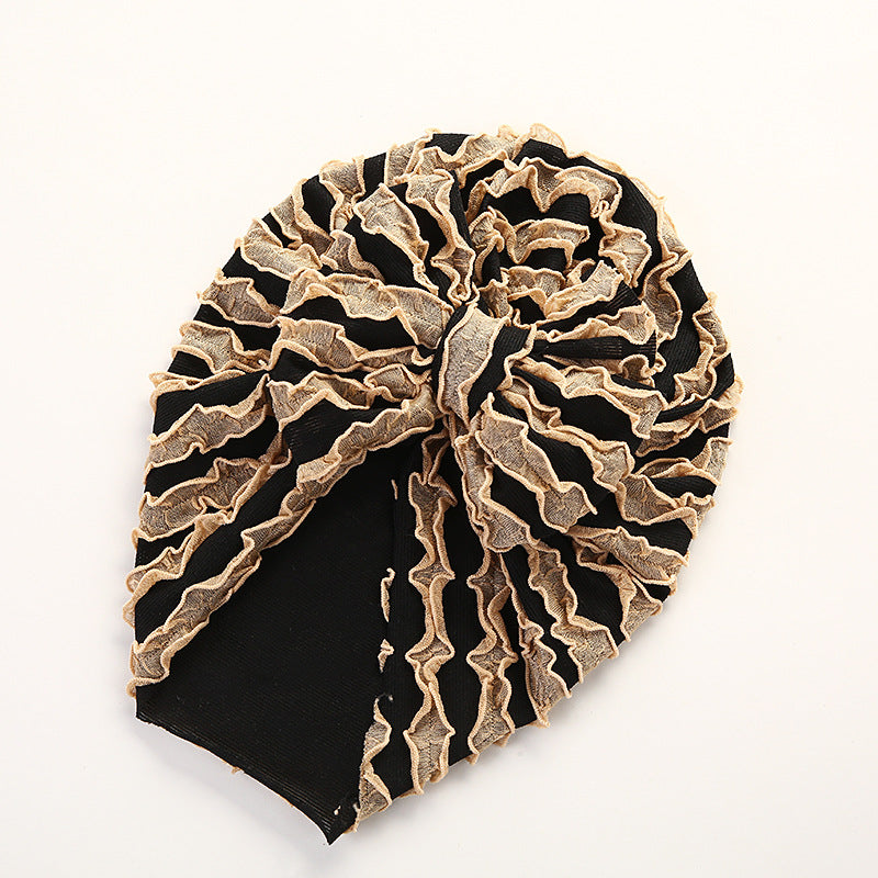 Louver  High Elastic Brimless Bow Head Cap