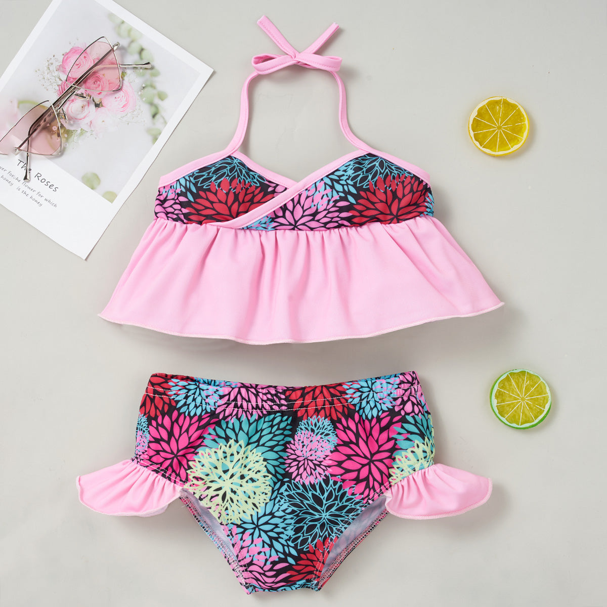 Children's strappy bathing suit