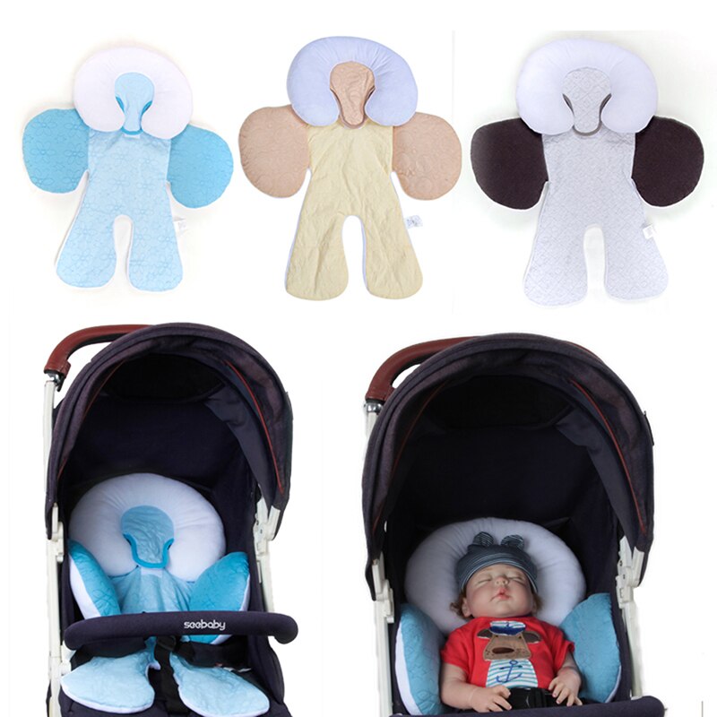 Protective Cotton Pad Two-sided Upholstered Child Safety Seat Cushion