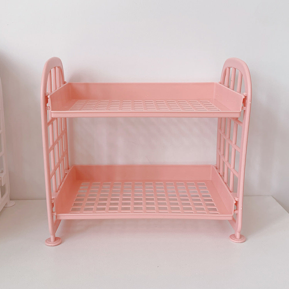 Double-Layer Folding Storage Rack