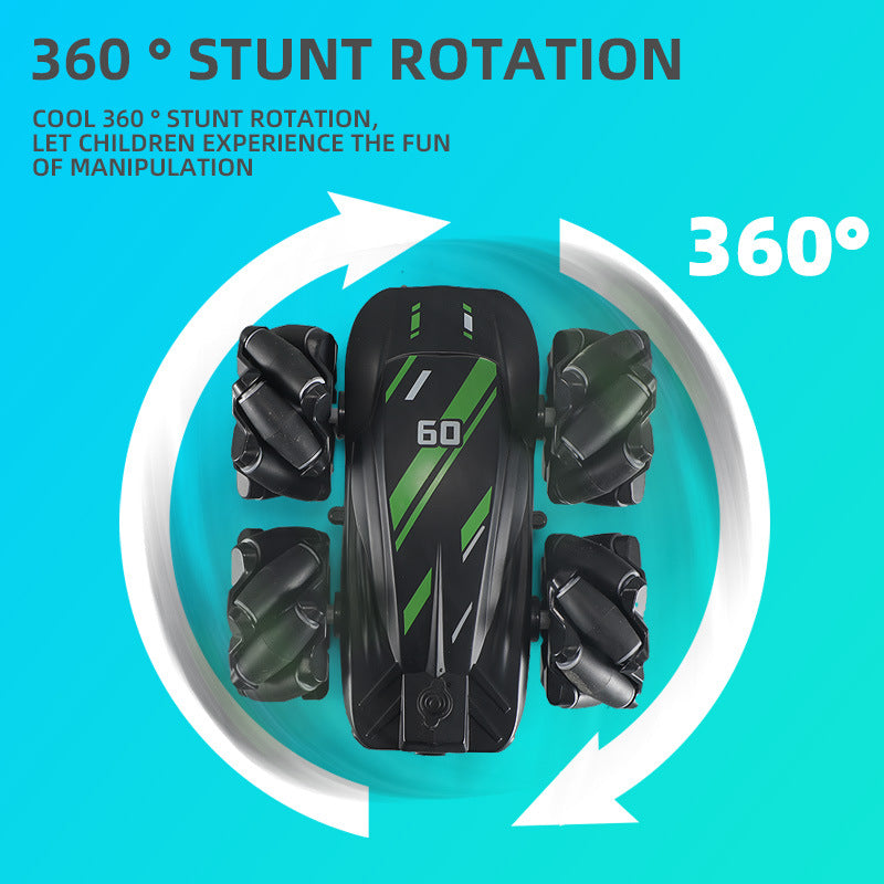 Tumbling Stunt Double-Sided Spray Car 360° Rotating
