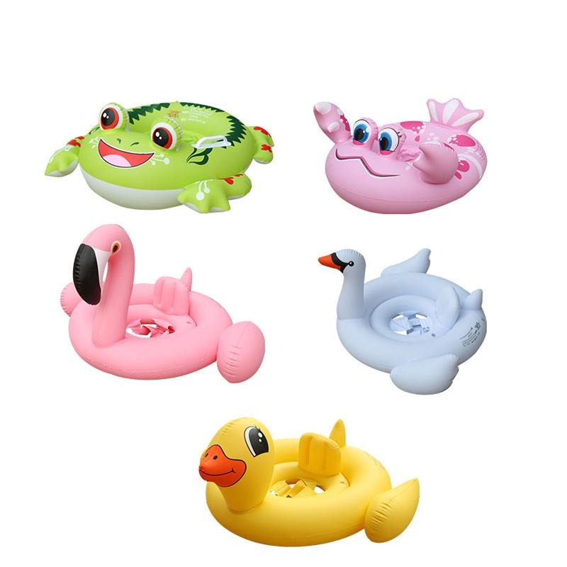 Baby Swimming Ring Dount Seat Inflatable Flamingo Swan Pool