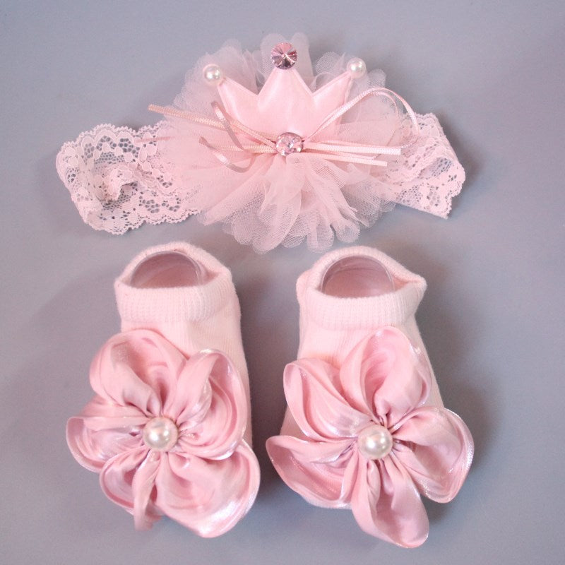 Cute  Children's Headwear Set Gift Box