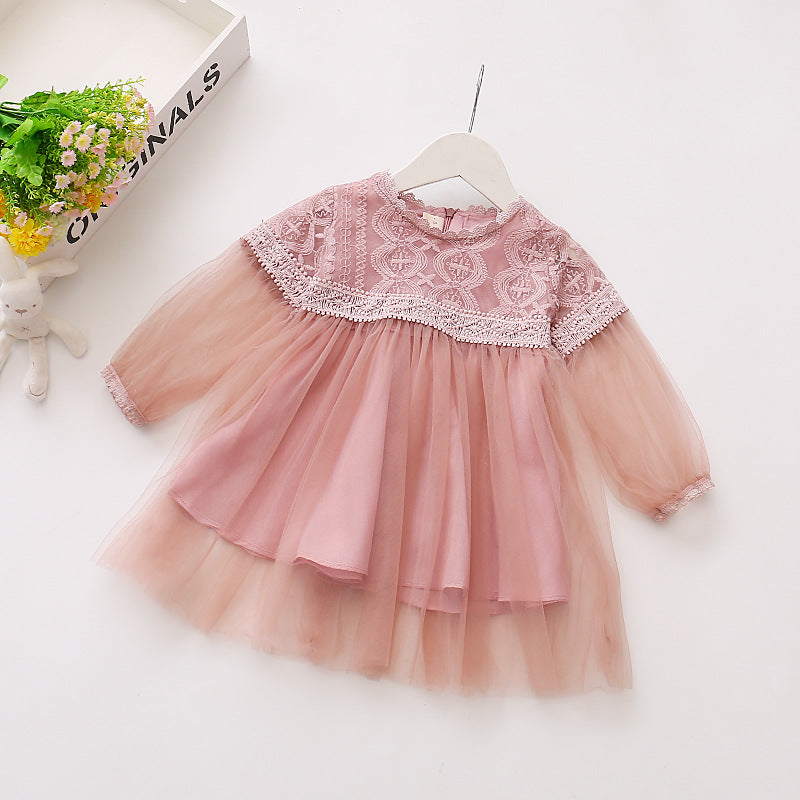 Summer Girl Princess Dress Mesh