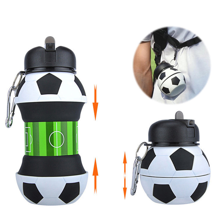 Silicone Folding  Portable Drop-Proof And Leak-Proof Children Water Cup