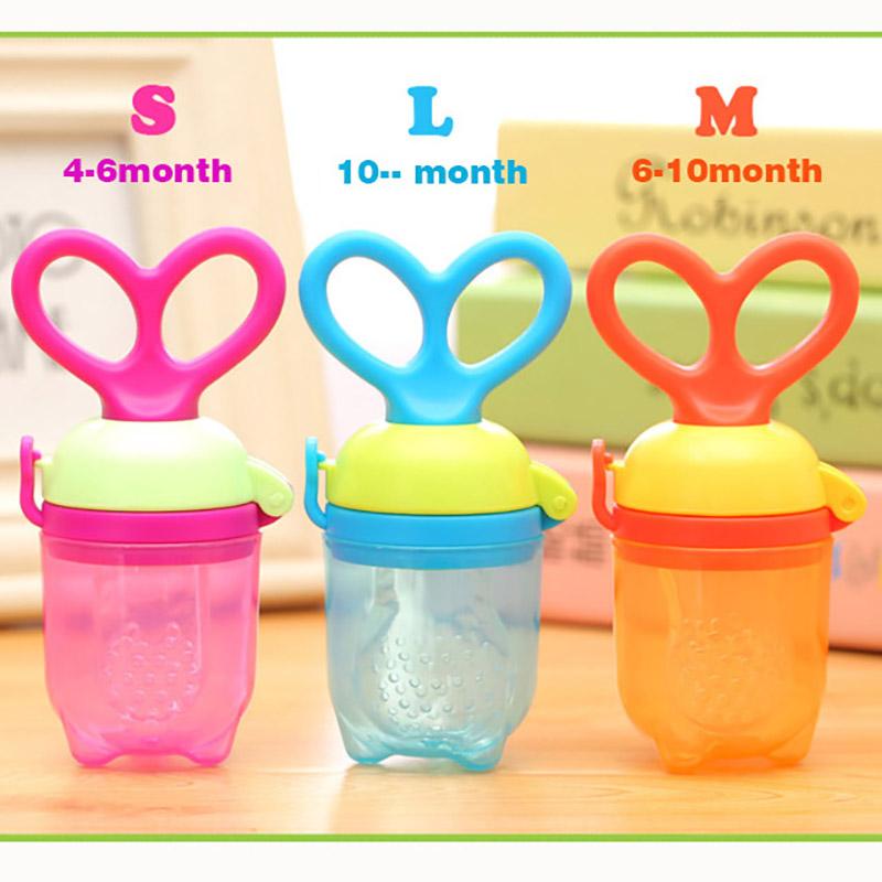 Baby Silicone Vegetable Fruit Pacifier Bottles