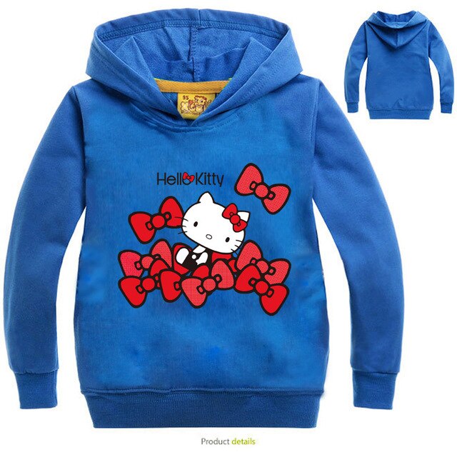 Classic Cartoon Hello Kitty  Hoodies Long Sleeve