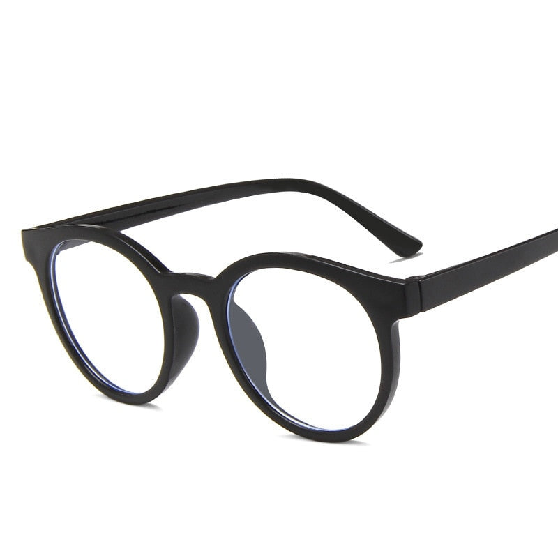 Round frame anti blue light glasses  radiation protection