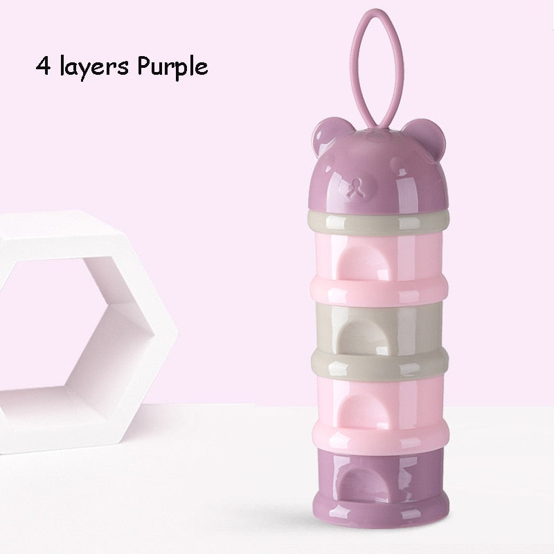 3 / 4 layers Bear Style Portable Baby Food Storage Container