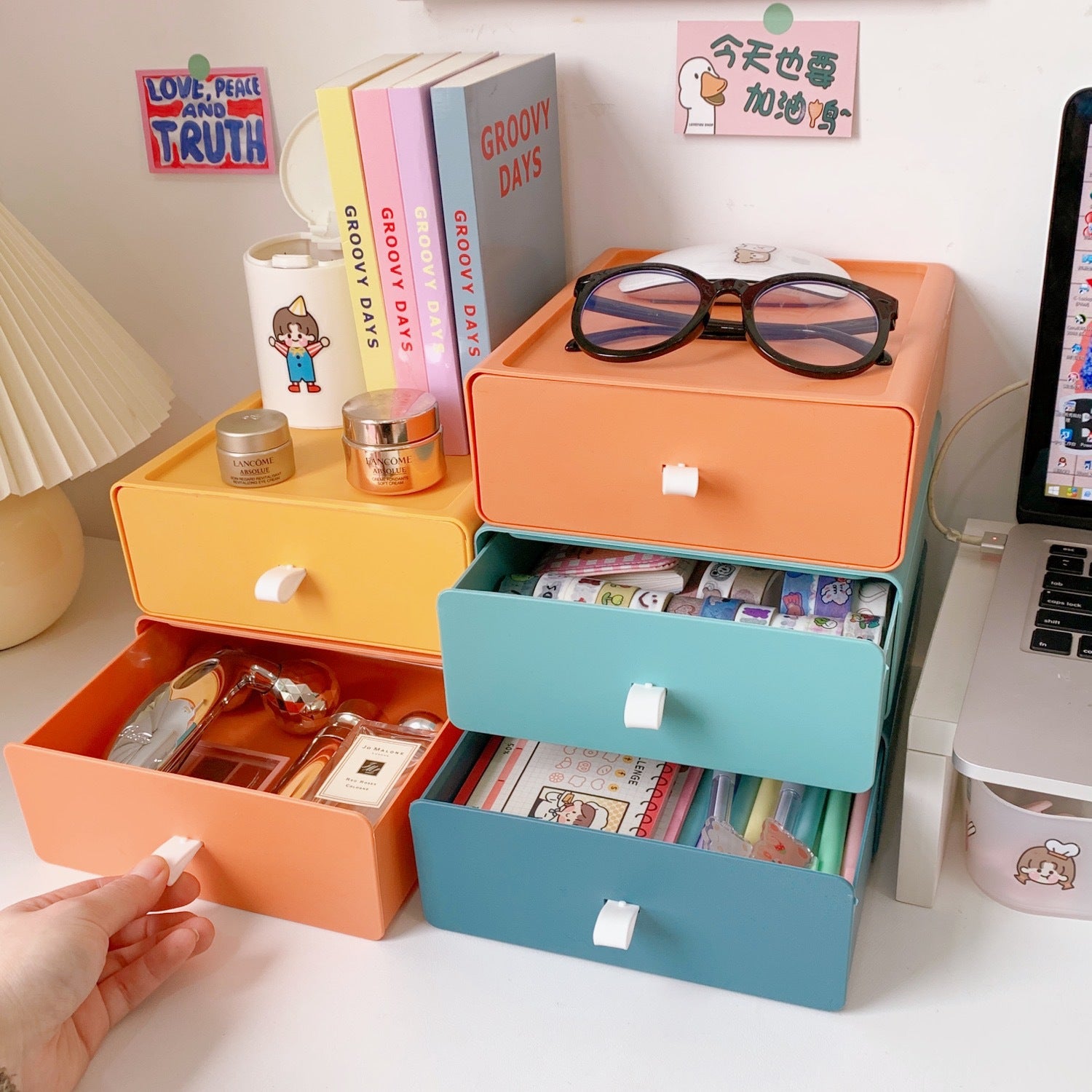 Morandi Multi-Layer Drawer Rack  Storage Box