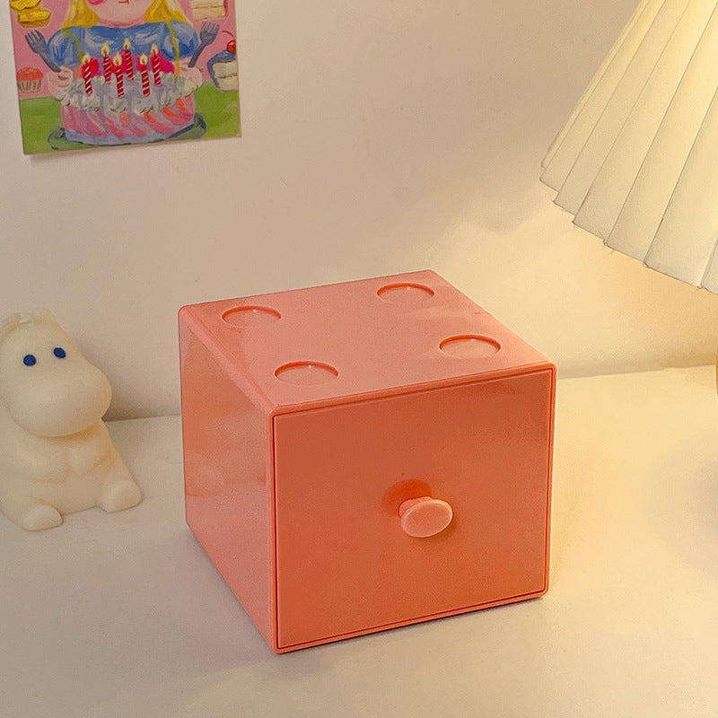 Candy Colored Building Block Storage Box