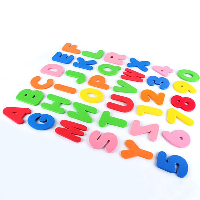 Baby Foam Letter and Numbers  Water Stickers