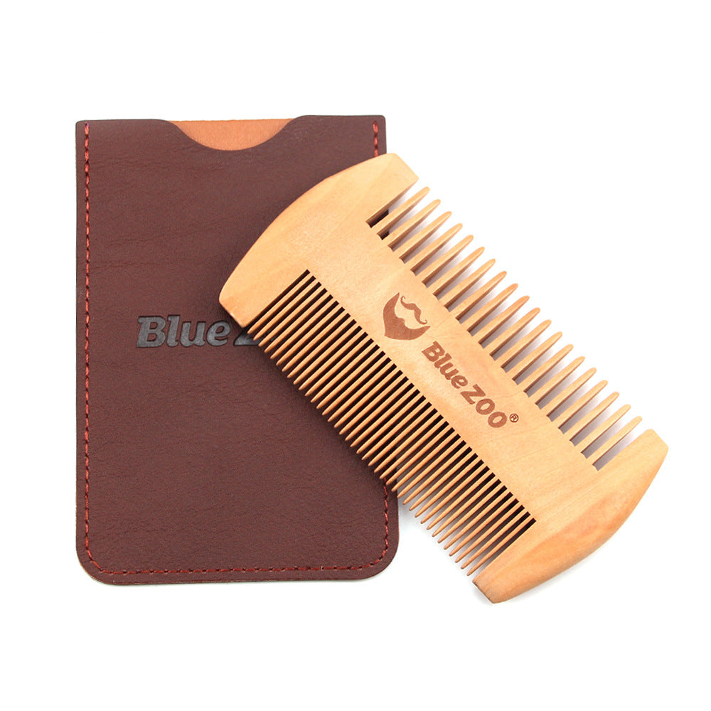 Pear Wood Double-Sided  Portable Comb