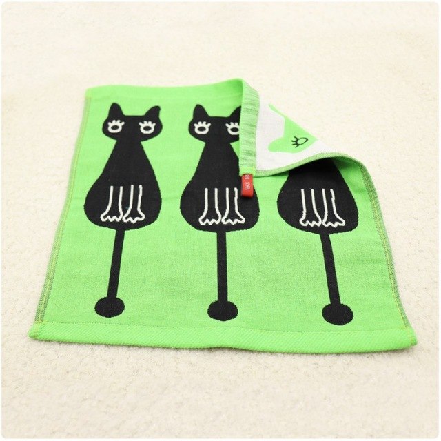 35*35 Baby Cartoon Gauze Towel with Hook