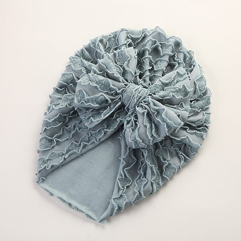 Louver  High Elastic Brimless Bow Head Cap