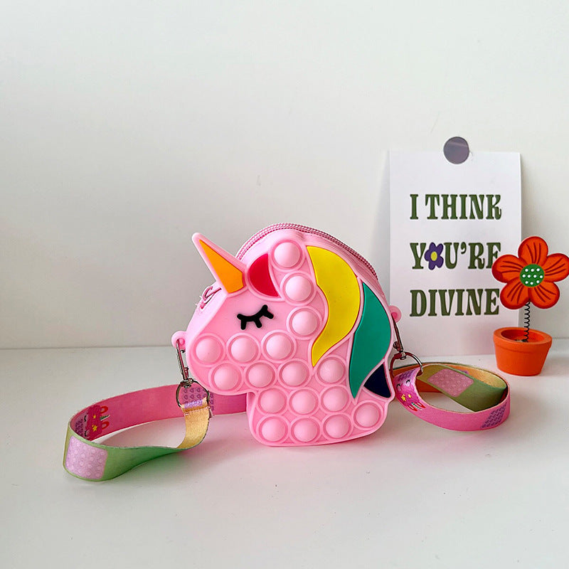 Unicorn Bubble  Rodent Silicone Bag