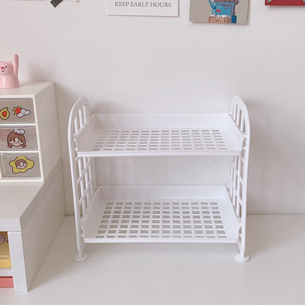 Double-Layer Folding Storage Rack