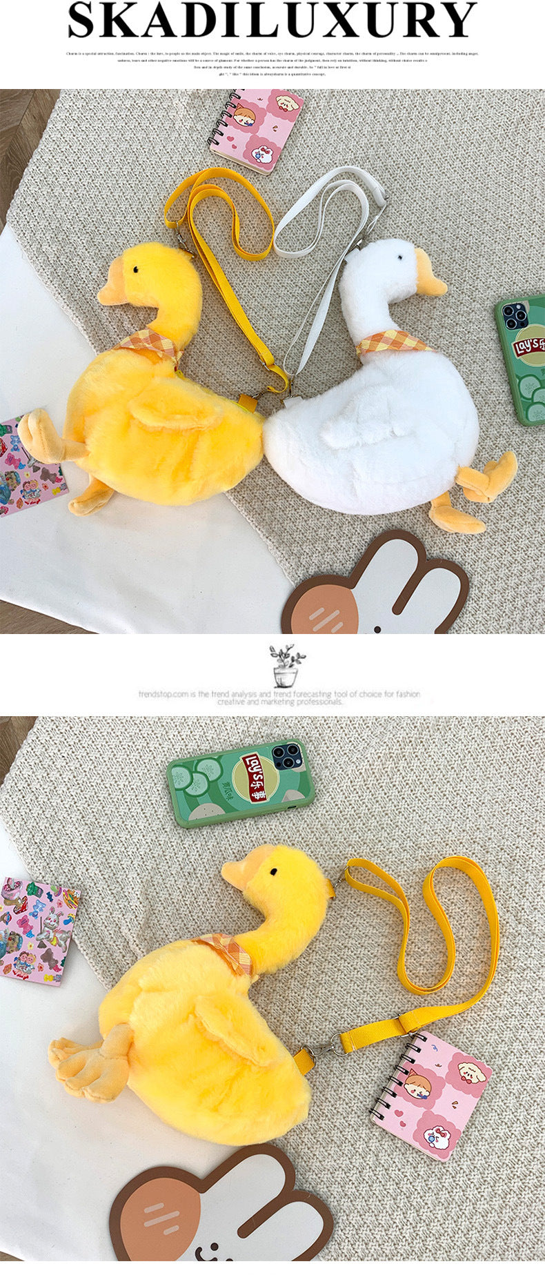 Goose Cartoon  Shoulder Bag