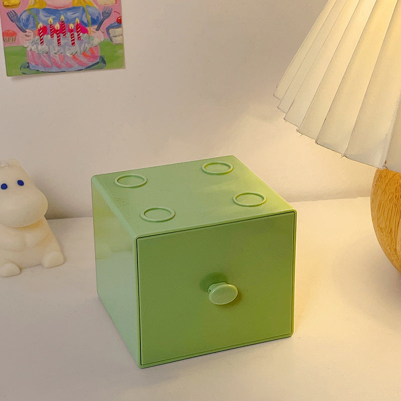 Candy Colored Building Block Storage Box