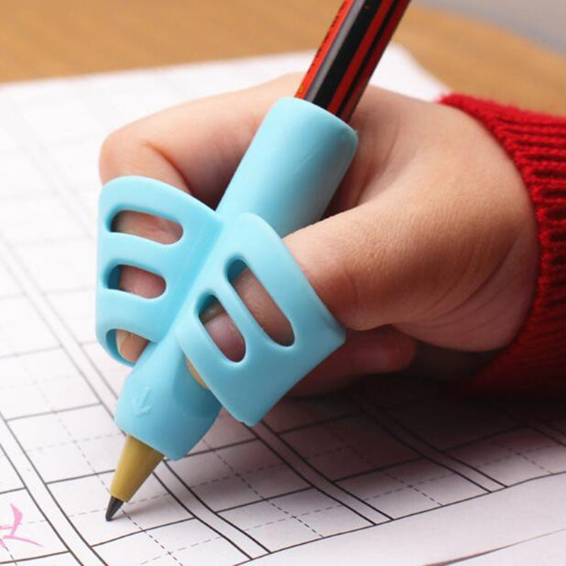 Two-Finger Pen Holder Silicone Baby Learning Writing Tool