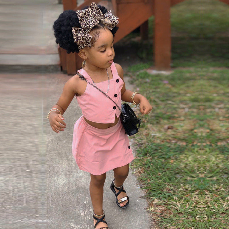 Pop Suspender Two-Piece Set