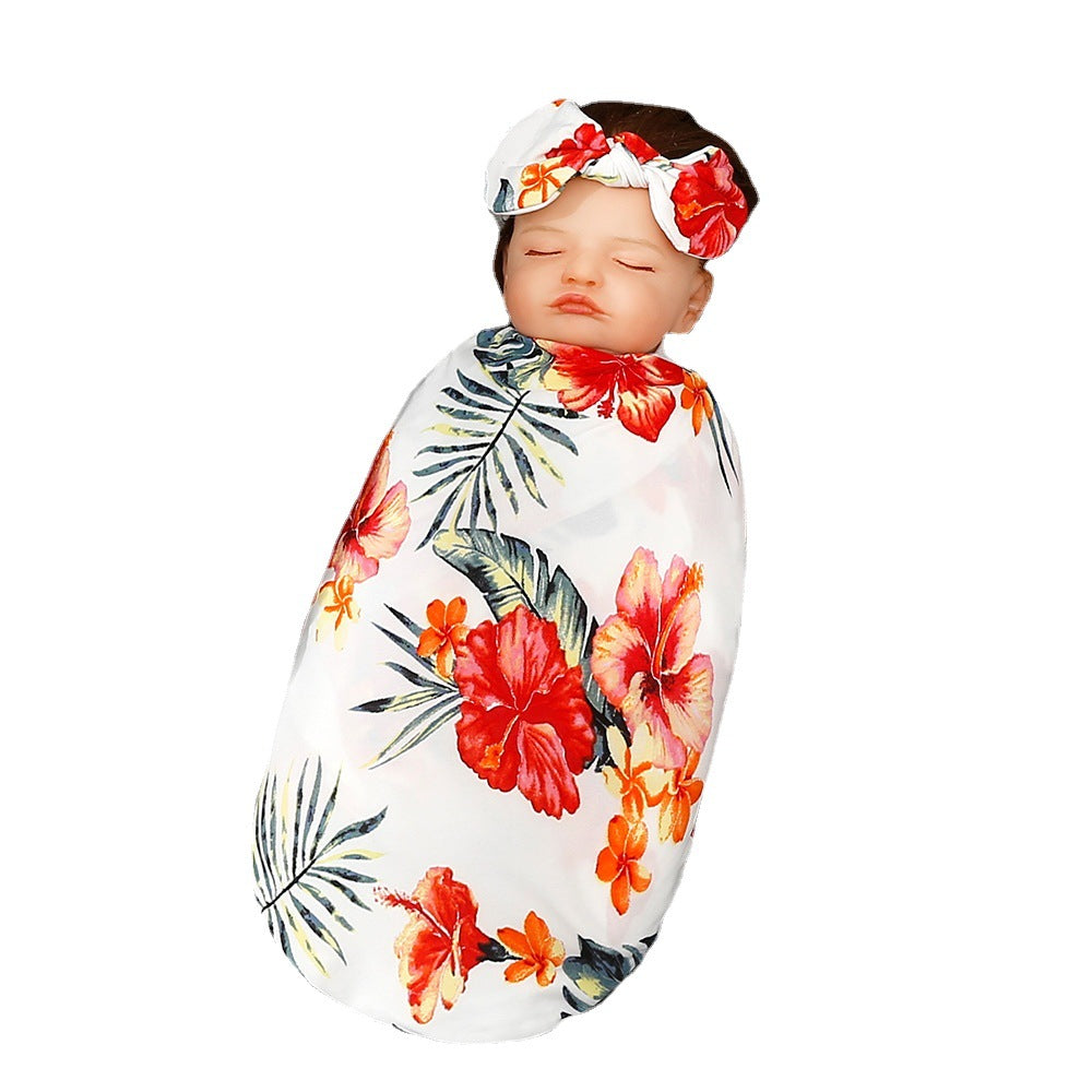 Newborn  three-piece set baby wrap  swaddle set