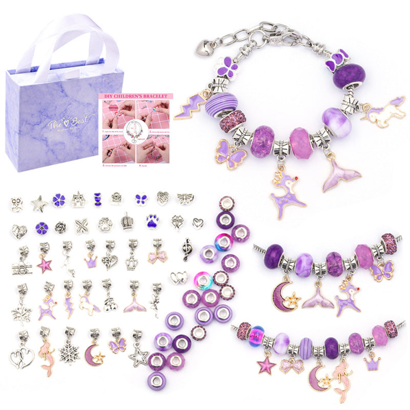 DIY Handmade Jewelry Children's Bracelet  Exquisite Gift Box