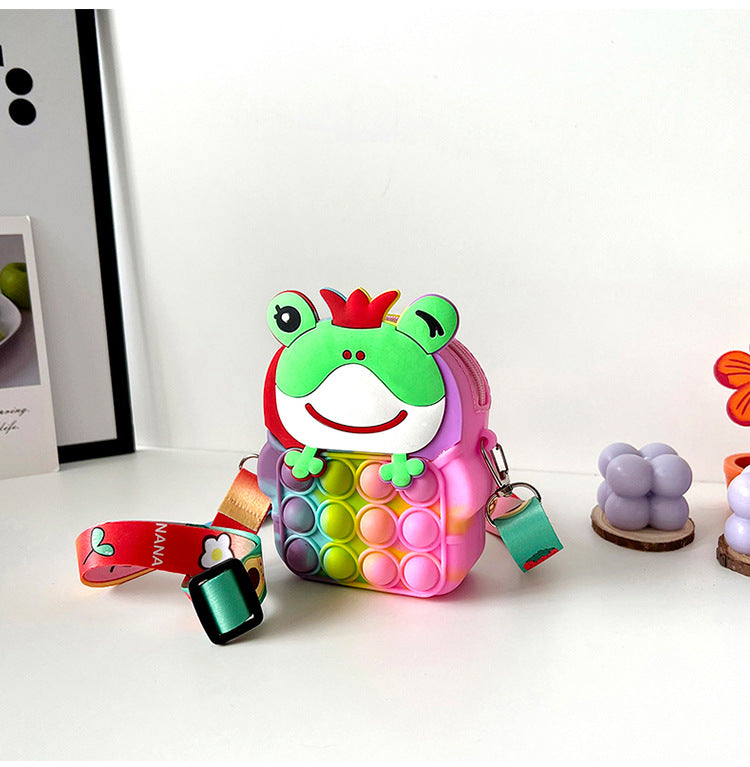 Animal Pioneer Silicone Bubble Crossbody  Bag