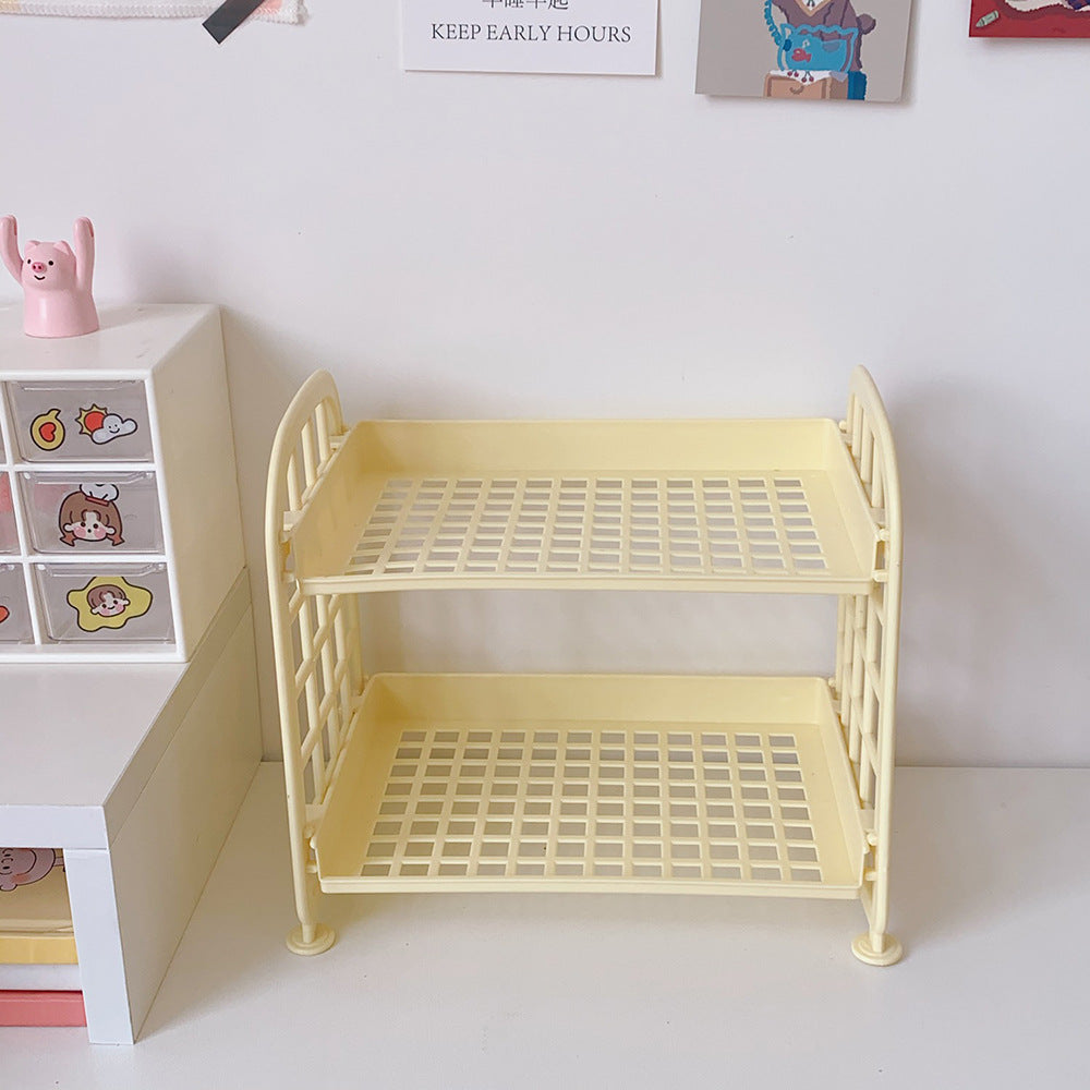 Double-Layer Folding Storage Rack
