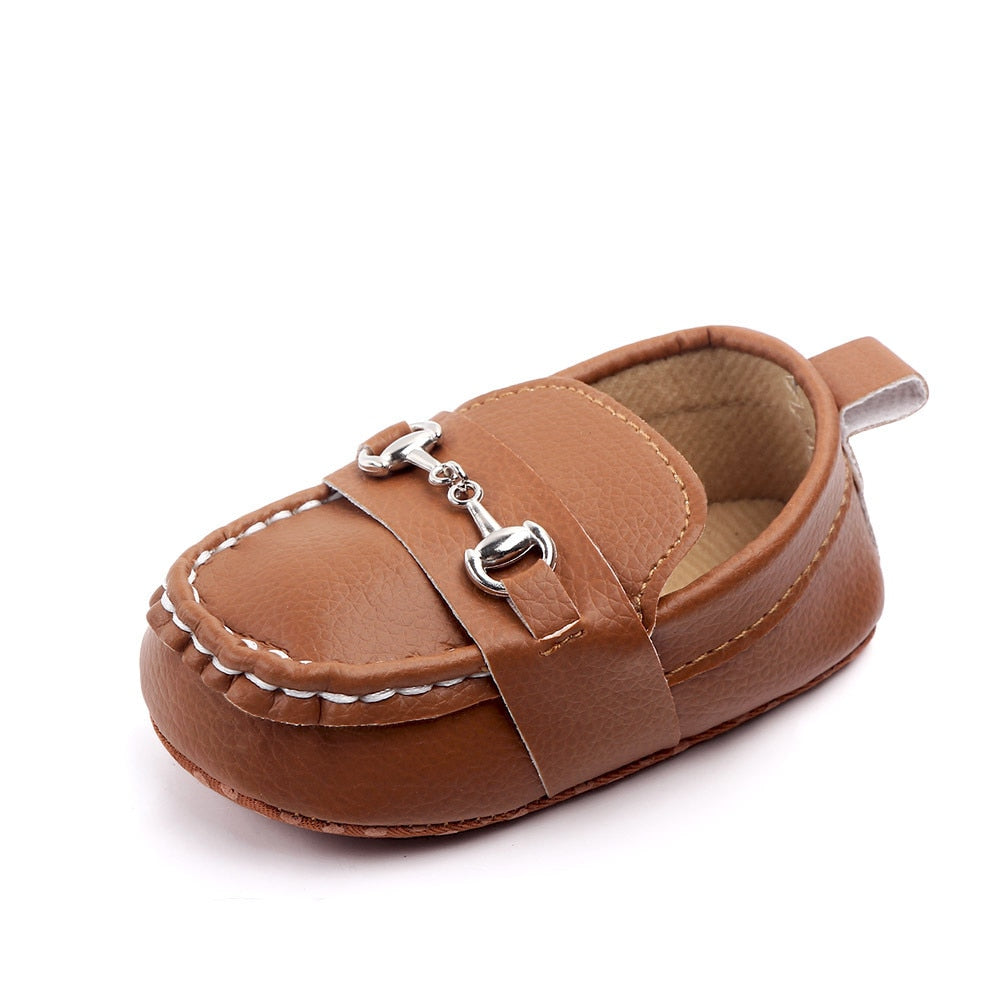 Leather baby boy shoes