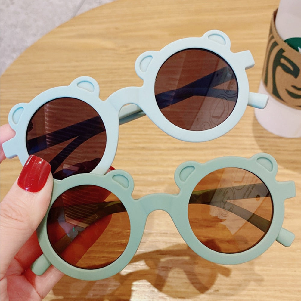 Cartoon Bear Shape Children Sunglasses