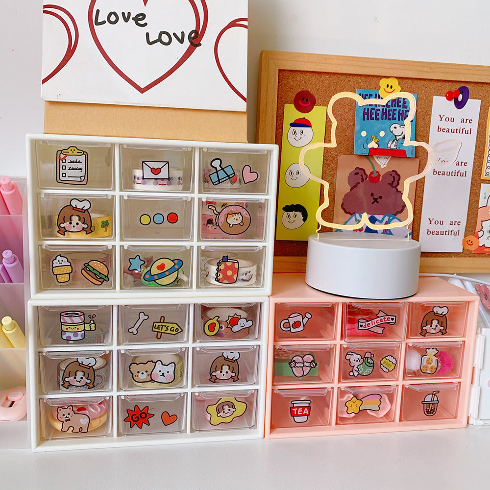 Cosmetics Drawer Storage Box / Sticker