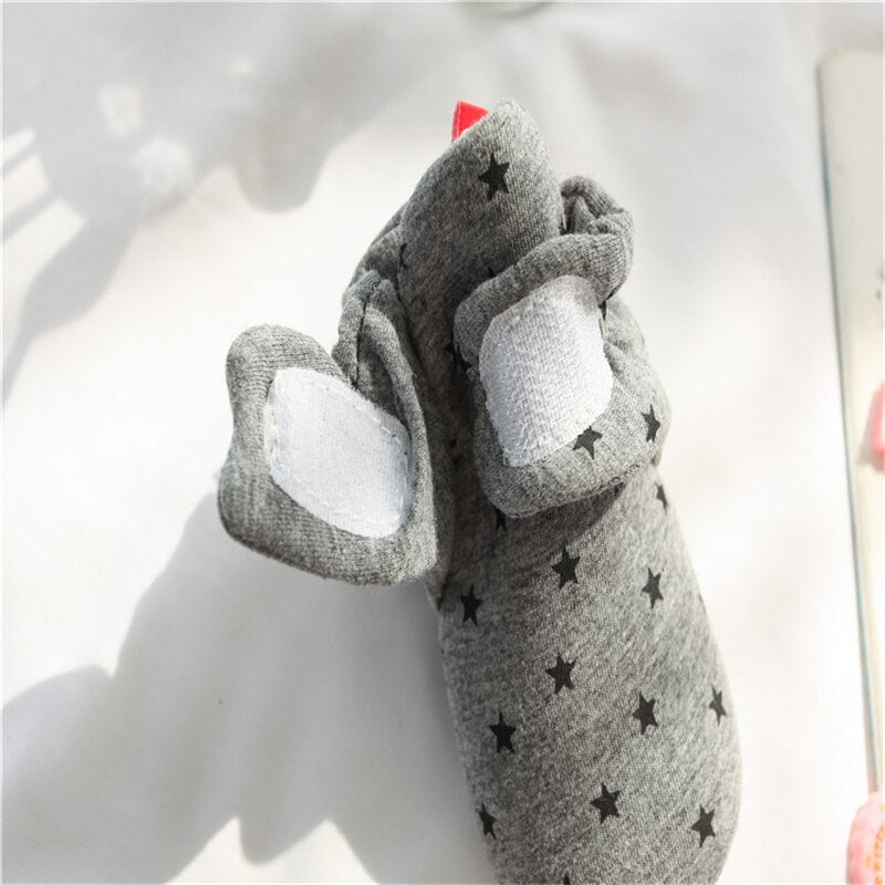 Star Print Newborn Baby Socks Shoes